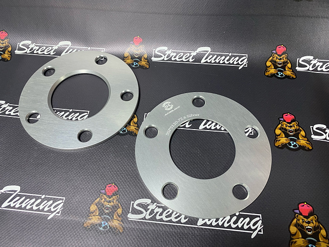 картинка Проставка Starleks 5 мм 5x120 цо 72.6 сквозная, Silver магазин  StreetTuning 