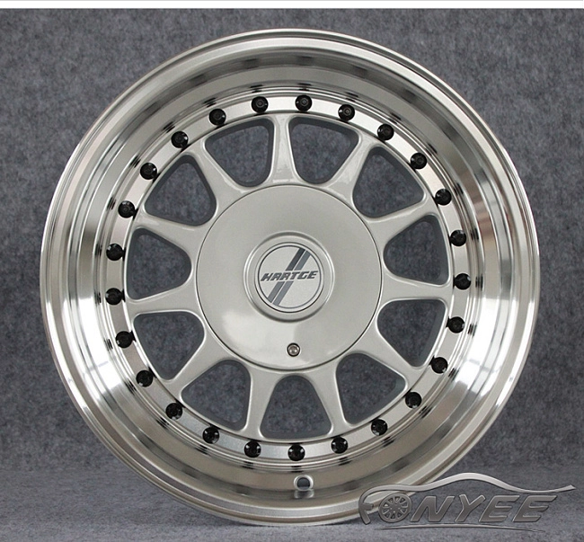 картинка Новые диски Hartge R17 4X100/4X114,3 ET30 J10 серебро + полированя полка магазин  StreetTuning 