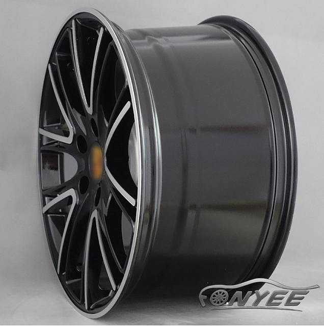 картинка Новые диски Porsche Exclusive Design Black R20 5X112 ET26 J9 черный глянец + серебро магазин  StreetTuning 