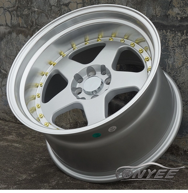 картинка Новые диски Rotiform R17 4x100-4x114,3 ET10 J10 серебро + полированная полка магазин  StreetTuning 