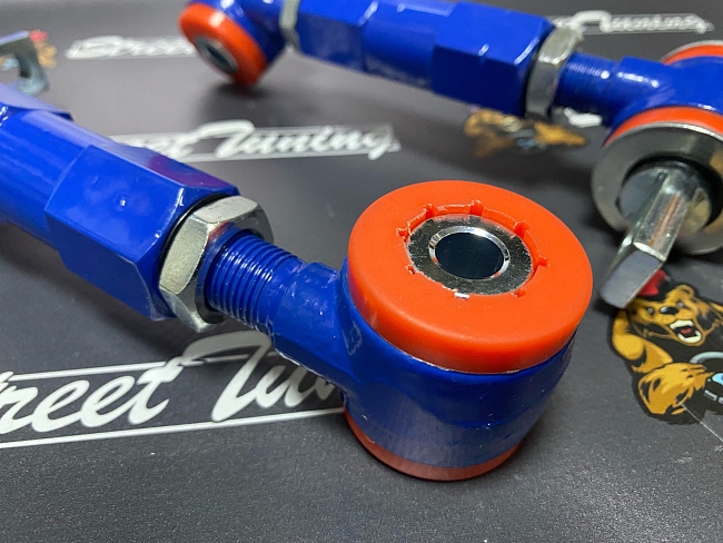 картинка Задние регулируемые рычаги развала для Honda Civic 1988-01 г, синие магазин  StreetTuning 