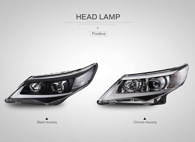 картинка Передние фары для Toyota Camry 2012-2014 магазин  StreetTuning 