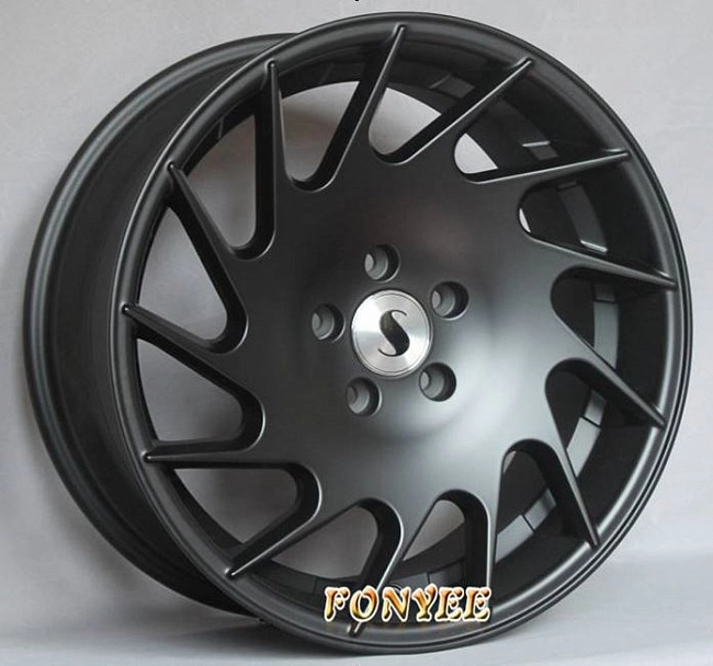 картинка Новые диски Vossen VLE1-L Replica R18 5X112 ET40 J8,5 черный мат магазин  StreetTuning 