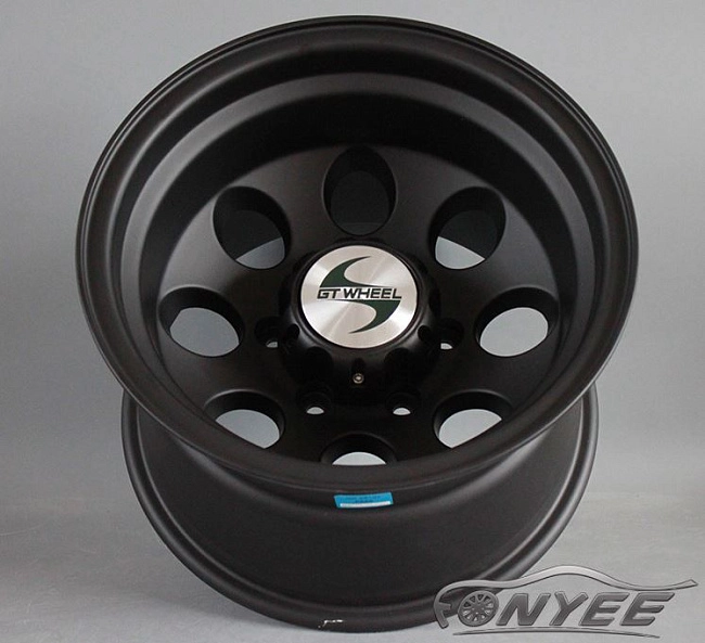 картинка Новые диски GT wheels style 2 R16 6x139,7 ET-38 J10 черный мат магазин  StreetTuning 
