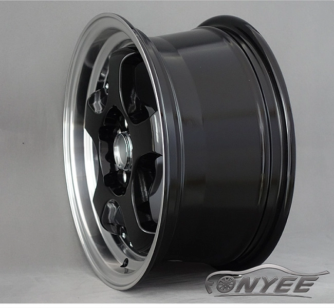 картинка Новые диски JNC 017 R17 4X114,3-4X100 ET35 J7,5 черные + полированная полка магазин  StreetTuning 
