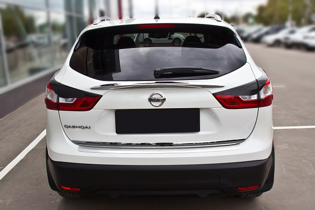 картинка Nissan Qashqai 2014—2016 Накладки на задние фонари (реснички) магазин  StreetTuning 