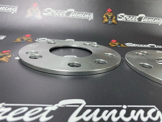 картинка Проставка Starleks 5 мм 4/5x114.3 цо 66.1 сквозная, Silver магазин  StreetTuning 
