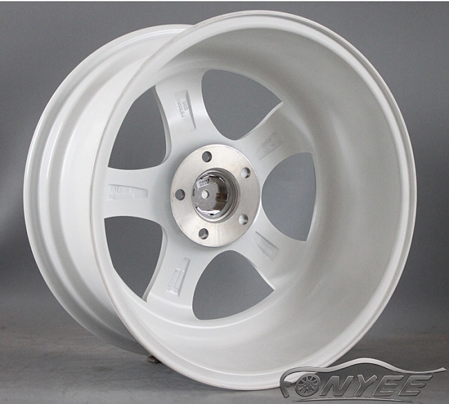 картинка Новые диски JNC 017 R17 5X114,3 ET20 J9 белый + серебро магазин  StreetTuning 