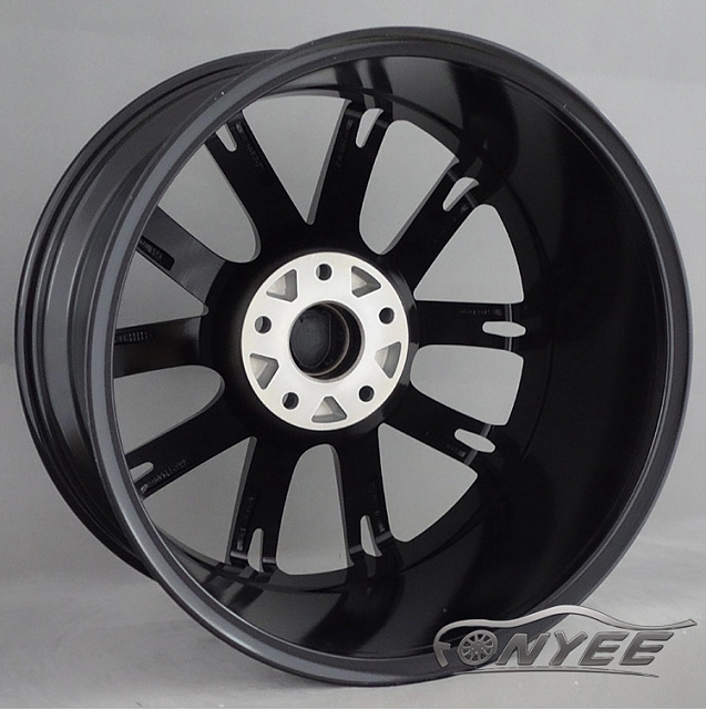 картинка Новые диски Porsche Exclusive Design Black R20 5X112 ET26 J9 черный глянец + серебро магазин  StreetTuning 