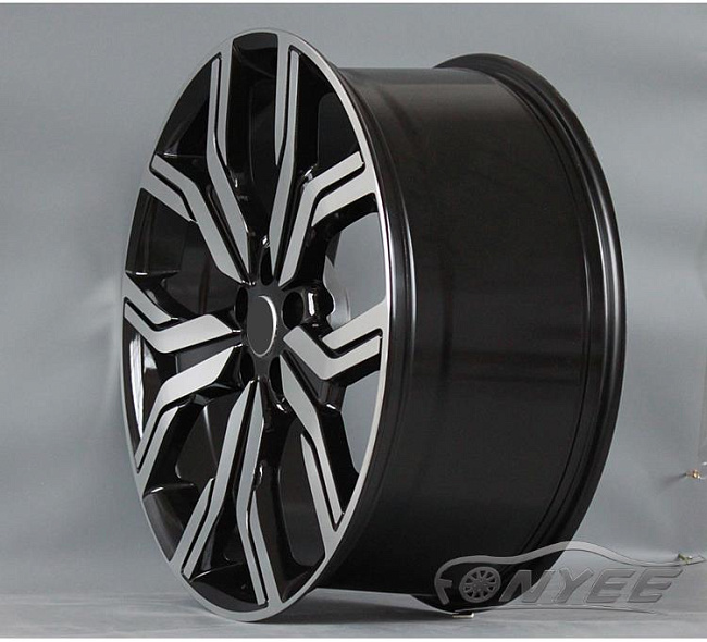 картинка Новые диски Overfinch #2 R20 5x120 ET45 J9,5 черные с серебром магазин  StreetTuning 