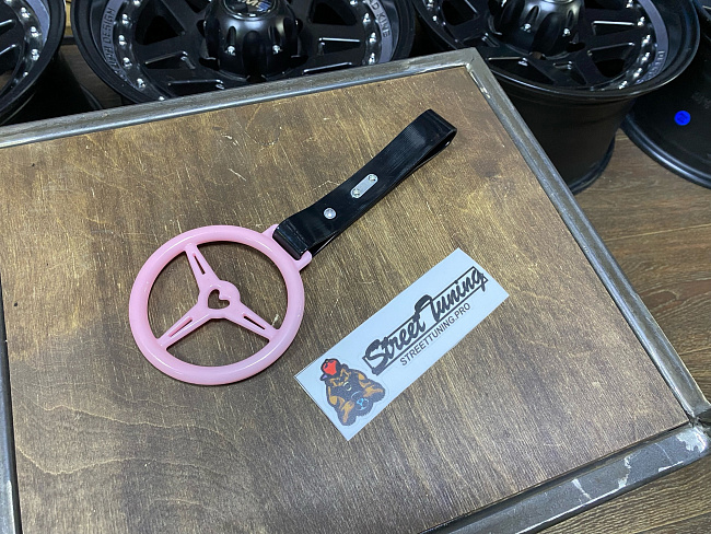 картинка Цурикава "Руль" JDM, цвет розовый магазин  StreetTuning 