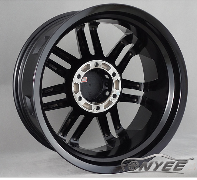 картинка Новые диски K-II RacingLine R18 6х139,7 ET20 J9 серебро + черный магазин  StreetTuning 