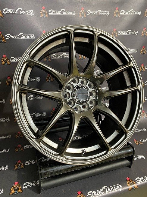 картинка Новые диски Work Emotion Cr-kiwami R17 J8 ET35 5x100/5x114.3 Hyper Black магазин  StreetTuning 