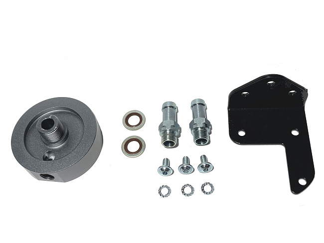 картинка Кронштейн-база выносного фильтра АКПП F02 M20/12ММ магазин  StreetTuning 