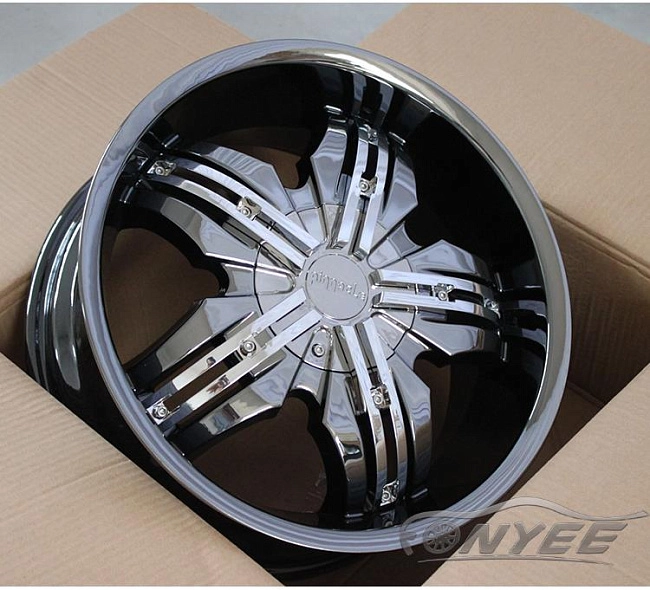 картинка Новые диски Pinnacle P40 Venice Chrome Black 4х100/4x114,3 ET40 J7,5 магазин  StreetTuning 