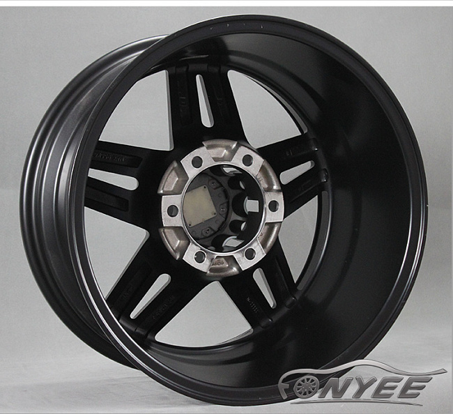 картинка Новые диски MVF-957 R17 6X139,7 ET10 J8,5 черные матовые + серебристые болтики магазин  StreetTuning 