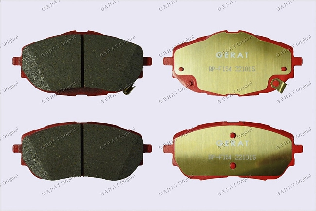 картинка Передние тормозные колодки Gerat BP-F154 (Toyota Auris, Corolla) магазин  StreetTuning 