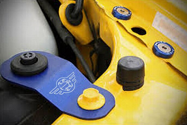 картинка Крепеж радиатора Epman для Honda civic EK / AP / DC, цвет неохром магазин  StreetTuning 