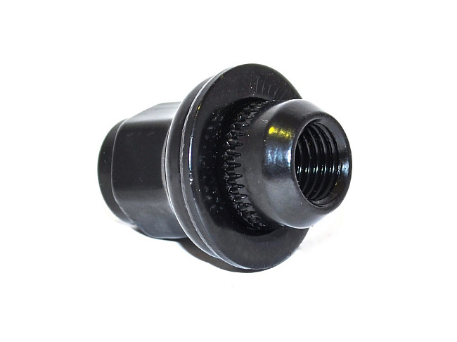 картинка Гайка Starleks M12x1.5, пресс-шайба, высота 39 мм, ключ 19, закрытая, черная магазин  StreetTuning 