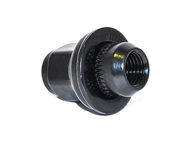 картинка Гайка Starleks M12x1.5, пресс-шайба, высота 39 мм, ключ 19, закрытая, черная магазин  StreetTuning 