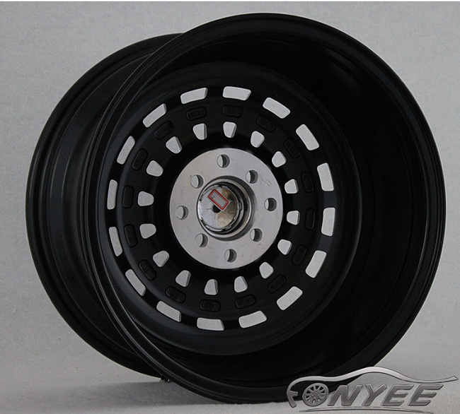 картинка Новые диски ESM 015 R15 4x100-114,3 ET15 J9 черный глянец + серебро магазин  StreetTuning 