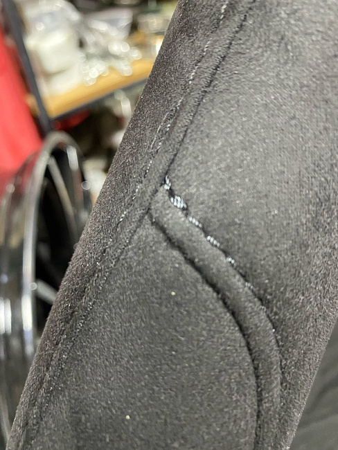 картинка Сиденье спортивное "Ковш" Recaro Rac большой размер, черное замшевое. магазин  StreetTuning 