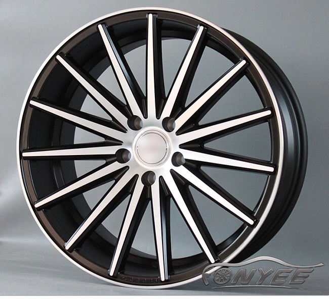 картинка Новые диски Vossen VFS2 Replica R19 5X114,3 ET35 J8,5 черный мат + серебро магазин  StreetTuning 