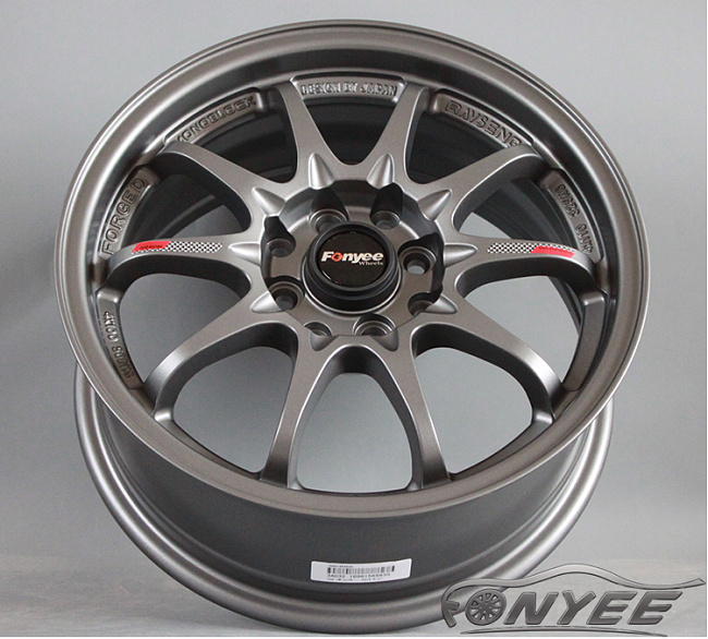 картинка Новые диски RAYS CE28N R17 4X114,3/4X100 ET38 J6,5 светло-серые магазин  StreetTuning 
