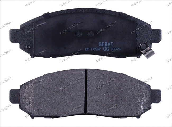 картинка Передние тормозные колодки Gerat BP-F056P (Nissan Frontier, Navara, Pathfinder, Serena, X-Terra/ 
Suzuki Landy) магазин  StreetTuning 