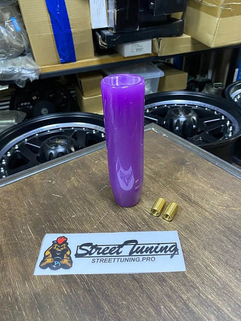 картинка Ручка КПП, цилиндр JDM 15 см, фиолетовая магазин  StreetTuning 