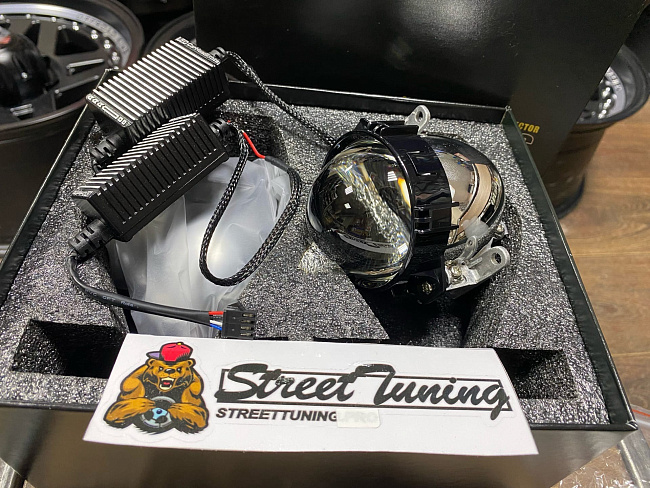 картинка Светодиодные линзы Sanvi H8, 2.5 дюйма магазин  StreetTuning 