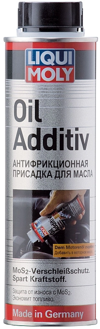 картинка Антифрикционная присадка с дисульфидом молибдена в моторное масло Oil Additiv - 0.3 л магазин  StreetTuning 