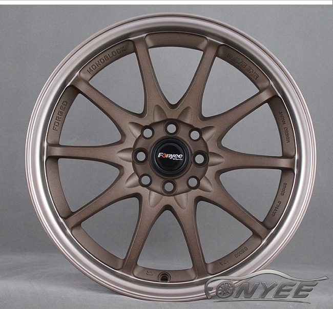 картинка Новые диски RAYS CE28N R17 4X114,3/4X100 ET35 J7,5 бронза + полированная полка магазин  StreetTuning 