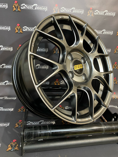 картинка Новые диски BBS R15 J6.5 ET38 4X100, Hyper Black магазин  StreetTuning 