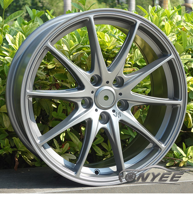 картинка Новые диски Rays G25 R18 5X100 ET38 J8 серебристо-серый матовый магазин  StreetTuning 