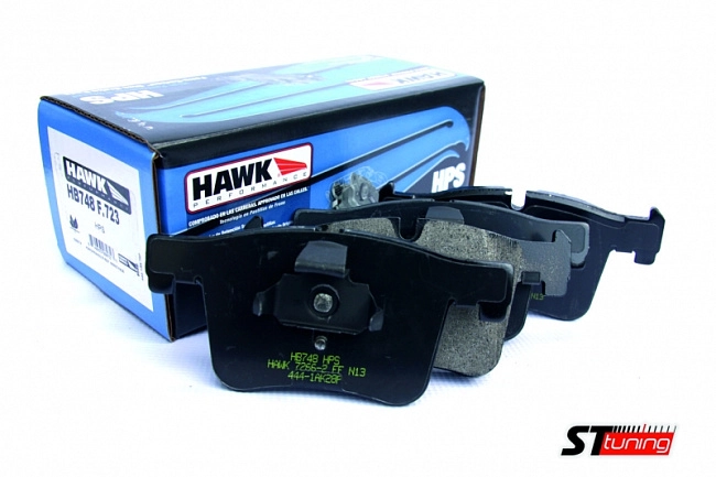 картинка Колодки тормозные HB748F.723 HAWK HPS перед BMW F20 F30 магазин  StreetTuning 