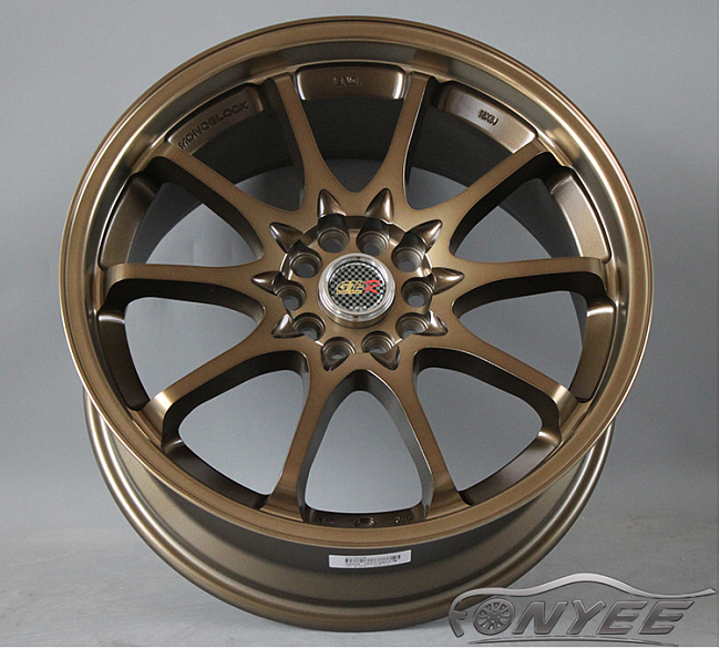картинка Новые диски RAYS CE28N R18 5X105/5X114,3 ET36 J8 бронза + золото магазин  StreetTuning 