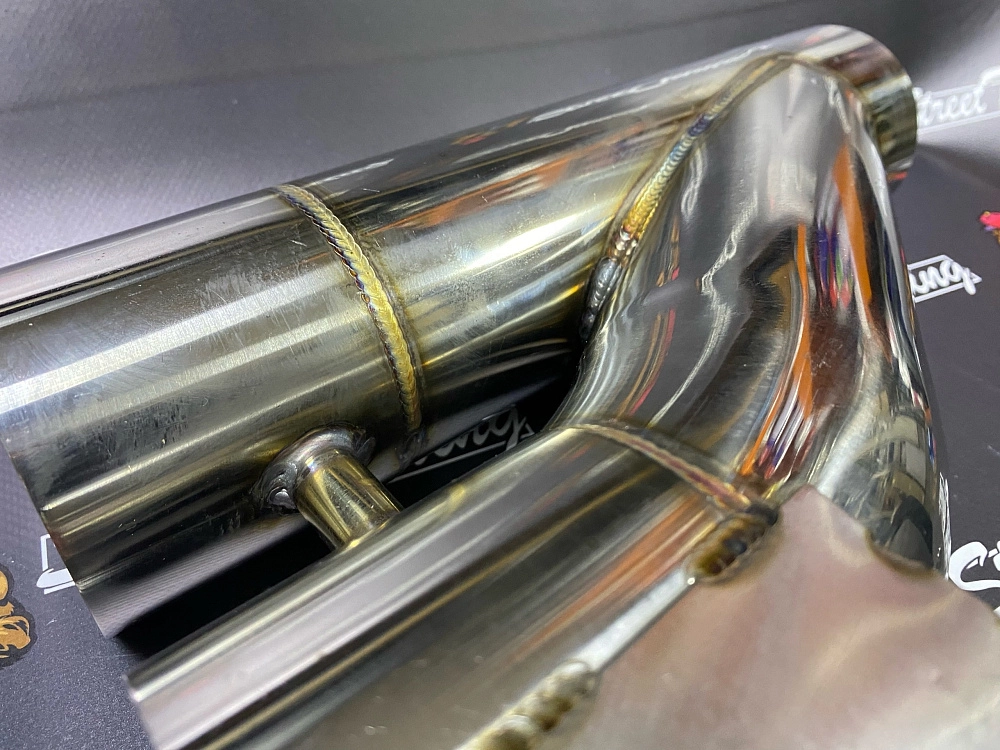 картинка Заслонка выхлопная с электроприводом 76 мм от магазина  StreetTuning