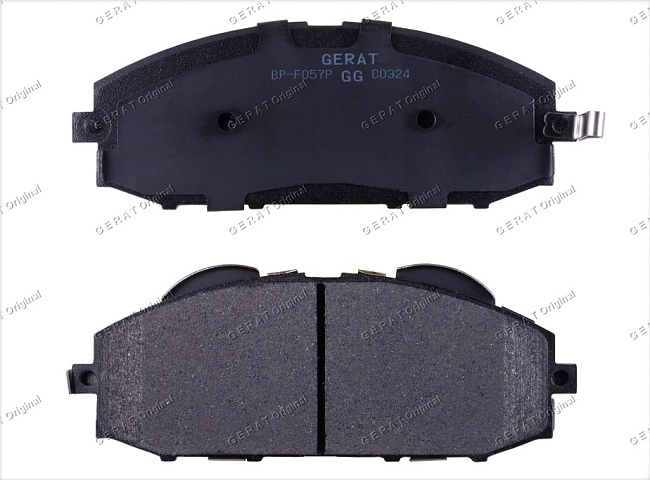 картинка Передние тормозные колодки Gerat BP-F057P (Nissan Atlas Condor, Patrol, Safari) магазин  StreetTuning 