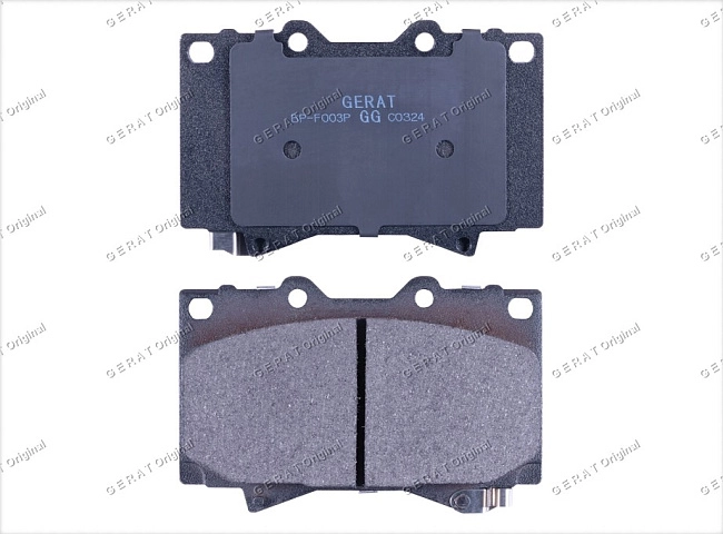 картинка Передние тормозные колодки Gerat BP-F003P (Lexus LX470/ 
Toyota Land Cruiser) магазин  StreetTuning 