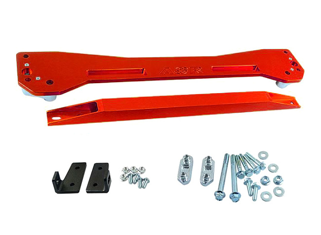 картинка Задние усилители подрамника ASR style для Honda Civic EK 1996-2000 г, красные магазин  StreetTuning 