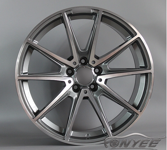 картинка Новые диски AMG MCF R19 5x112 ET35 J8,5 серый + серебро магазин  StreetTuning 