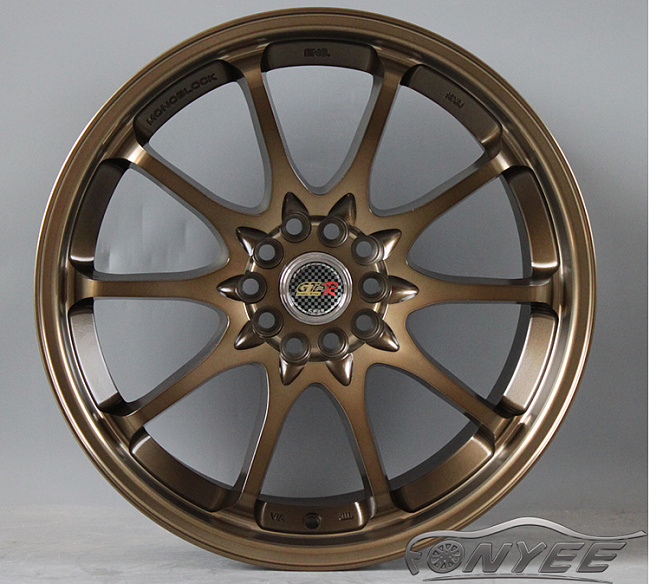 картинка Новые диски RAYS CE28N R18 5X105/5X114,3 ET38 J9 бронза + золото магазин  StreetTuning 