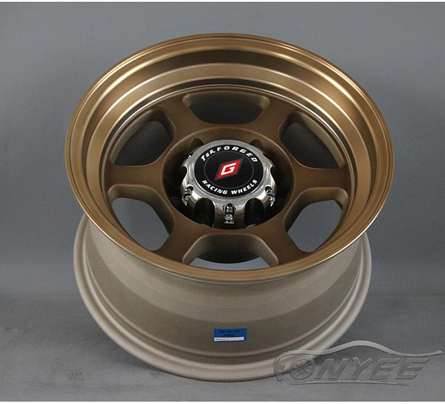 картинка Новые диски Rays TE37X R15 6X139,7 ET-20 J8 бронза магазин  StreetTuning 