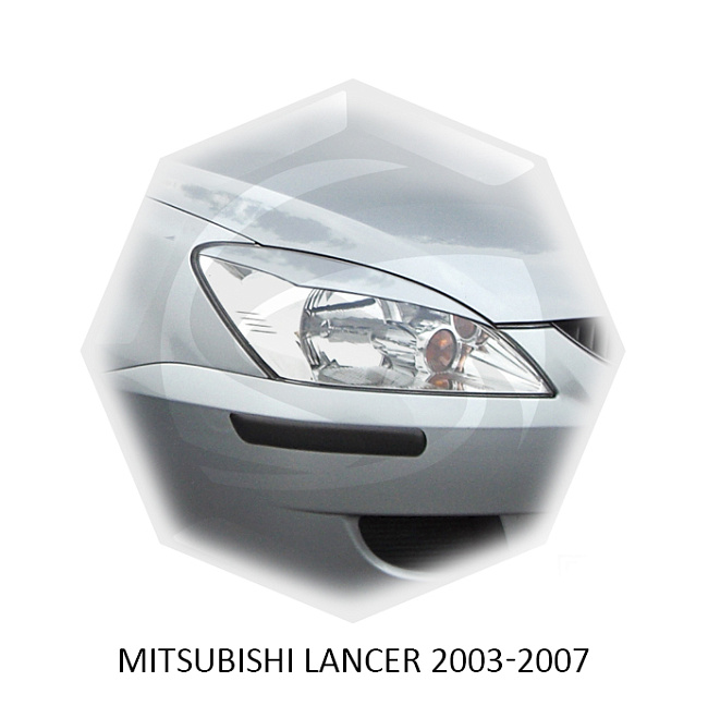 картинка Реснички на фары для  MITSUBISHI LANCER 2003-2007г магазин  StreetTuning 