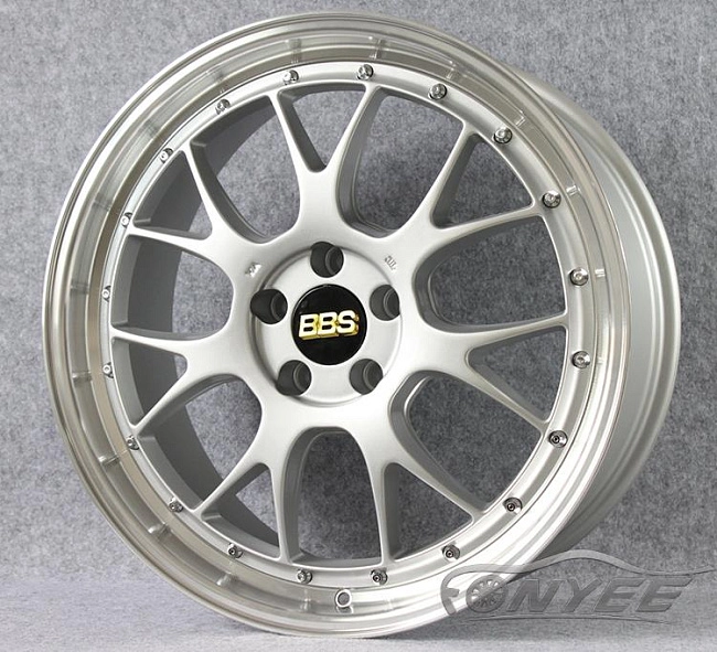 картинка Новые диски BBS LM-R R20 5X114,3 ET43 J8,5 серебро глянец + полированная полка магазин  StreetTuning 