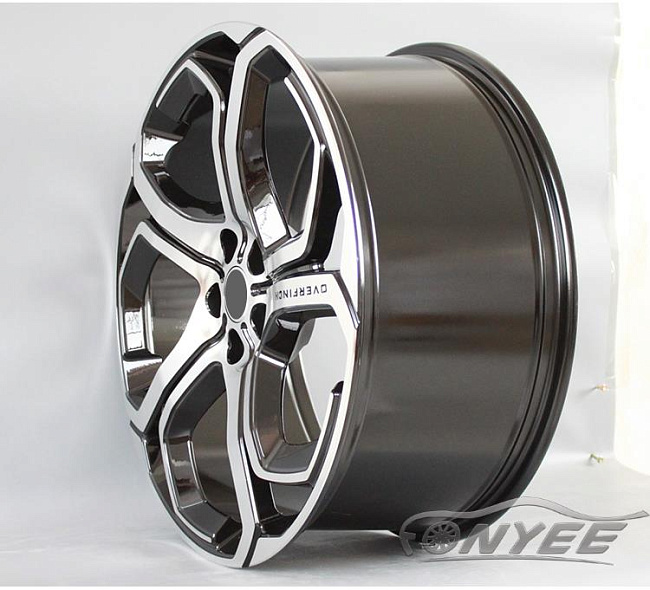 картинка Новые диски Overfinch R20 5x120 ET45 J9,5 черные с серебром магазин  StreetTuning 