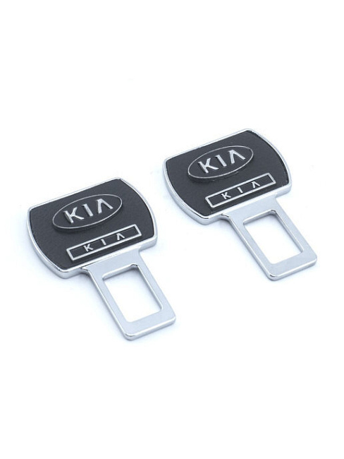 картинка Заглушка в ремень KIA цвет черный (пара) магазин  StreetTuning 