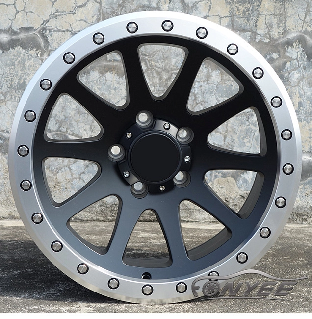 картинка Новые диски Black Rhino Mint R17 5X127 ET-12 J9 черный мат + серебро магазин  StreetTuning 