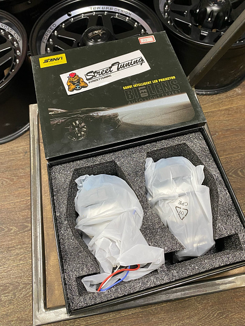 картинка Светодиодные линзы Sanvi Pro A8, 3 дюйма магазин  StreetTuning 